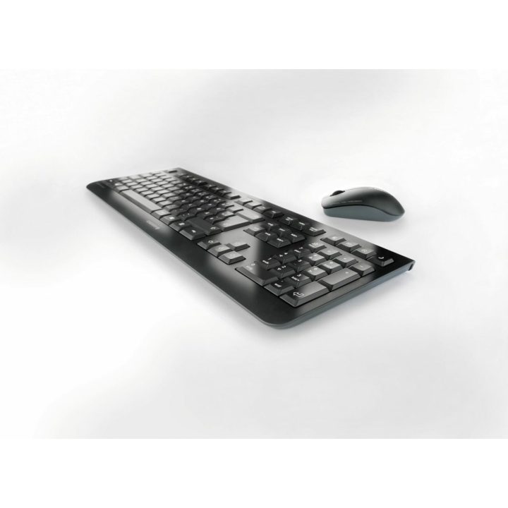 CHERRY DW 3000 teclado com rato RF sem fios Espanhol Preto