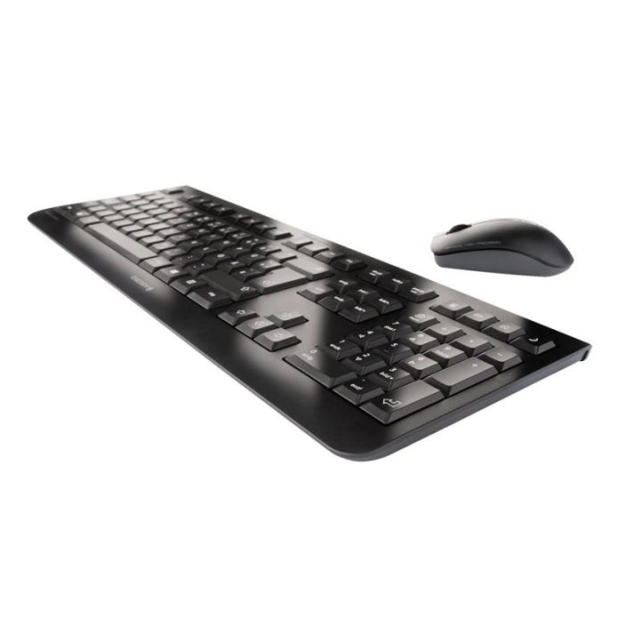 CHERRY DW 3000 Wireless RF Keyboard and Mouse Combo Spanish Black