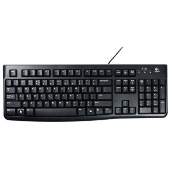 Logitech K120 for Business Universal USB Keyboard QWERTY Spanish Black