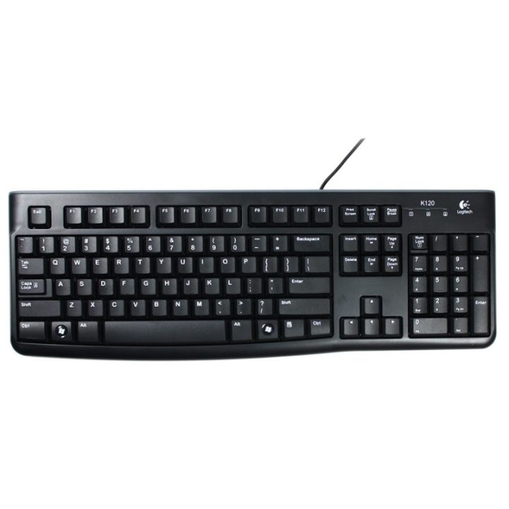 Logitech K120 for Business Universal USB Keyboard QWERTY Spanish Black