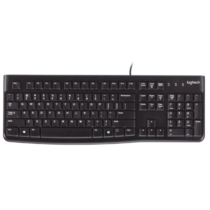 Logitech K120 for Business Universal USB Keyboard QWERTY Spanish Black