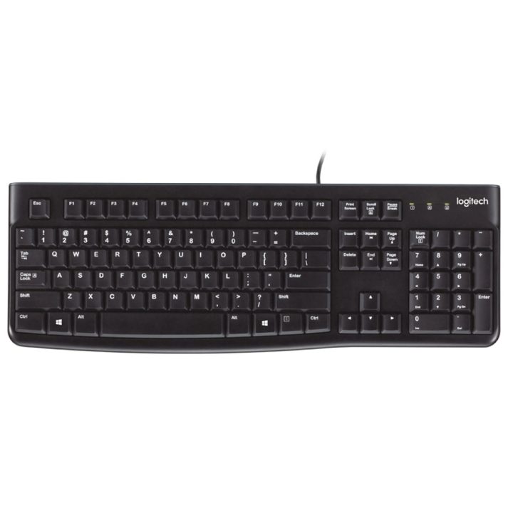 Logitech K120 for Business Universal USB Keyboard QWERTY Spanish Black