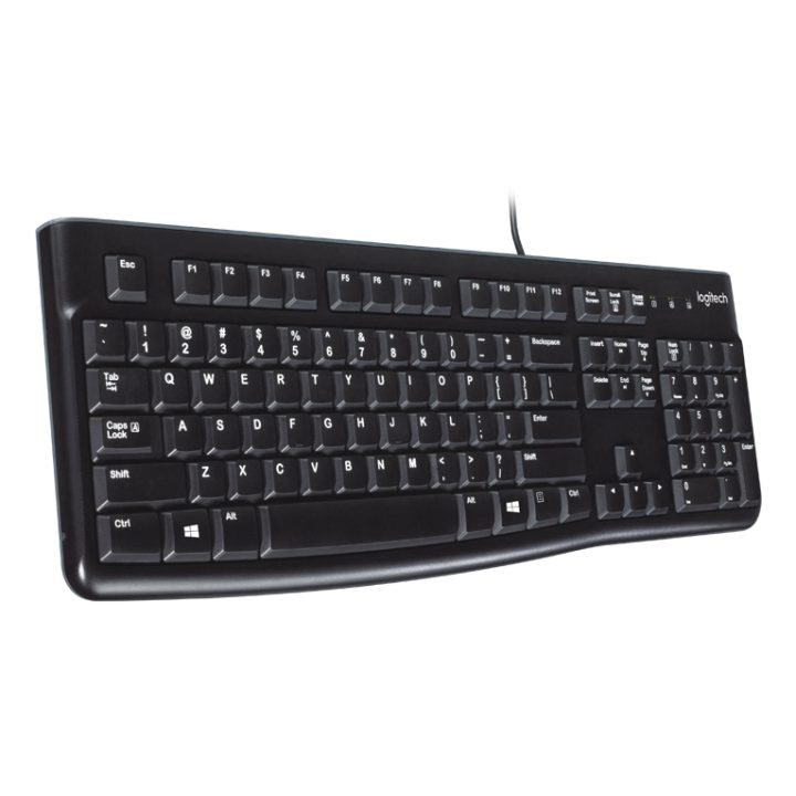 Logitech K120 for Business Universal USB Keyboard QWERTY Spanish Black