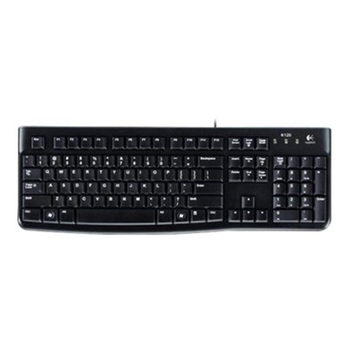 Logitech K120 for Business Universal USB Keyboard QWERTY Spanish Black