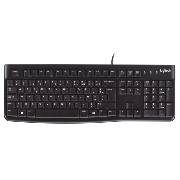 Logitech K120 for Business Universal USB Keyboard QWERTY Spanish Black