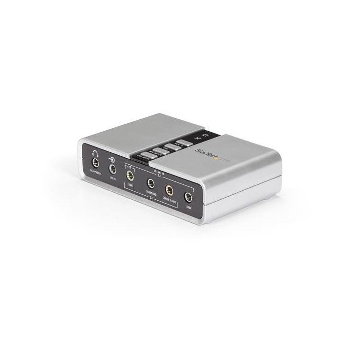 StarTech.com Tarjeta de Sonido 7.1 USB Externa Adaptador Conversor…