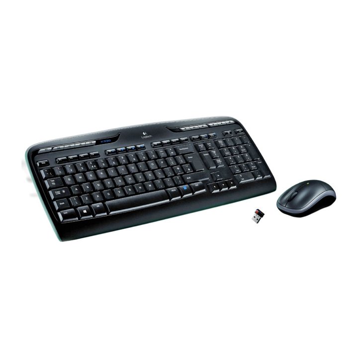 Logitech MK330 Keyboard Mouse Included Office USB QWERTY Spanish…