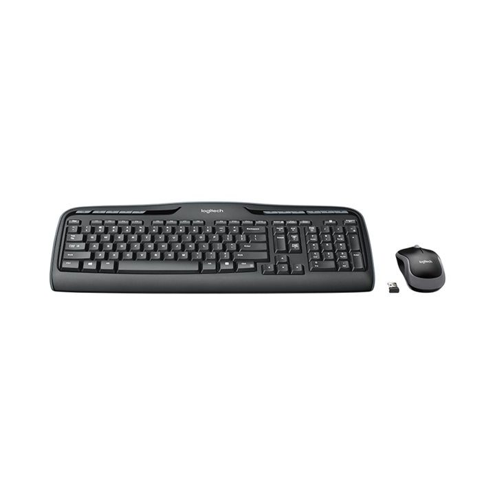 Logitech MK330 Keyboard Mouse Included Office USB QWERTY Spanish…