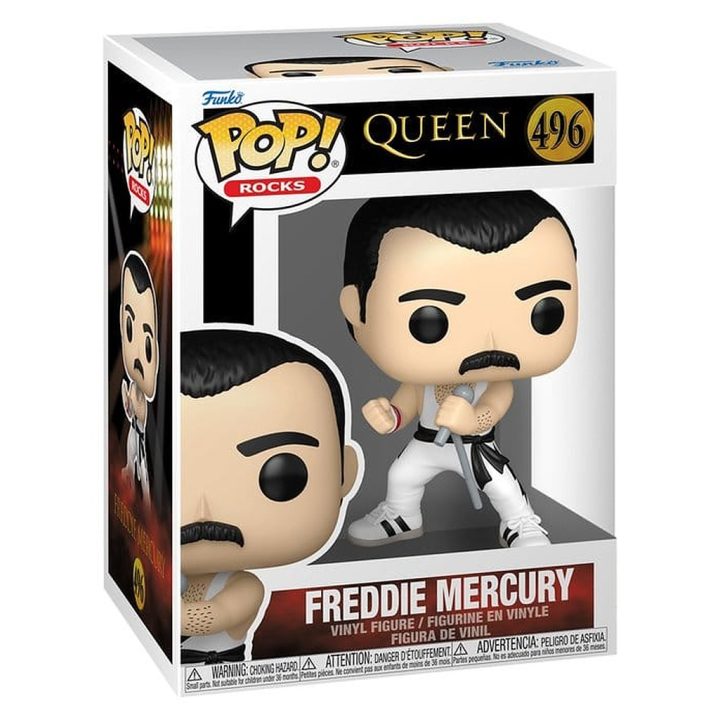 Funko Pop! Queen – F. Mercury (White Singlet)