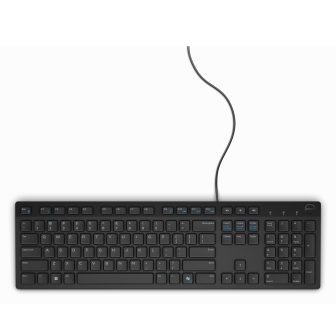 DELL Wired Keyboard - KB216 - Spanish (QWERTY) - Black