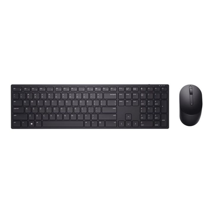DELL Pro Keyboard and Mouse - KM5221W - Spanish (QWERTY) - Black