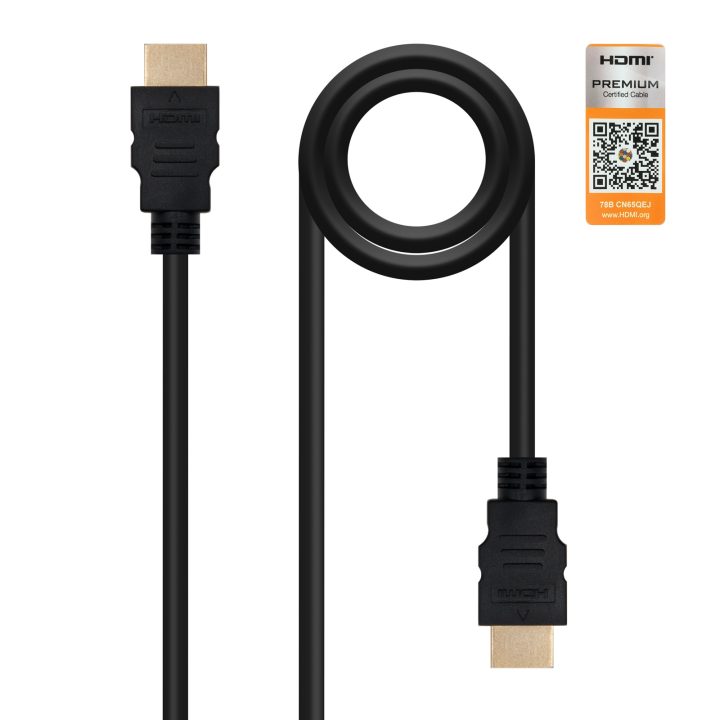 Nanocable HDMI V2.0, 2m HDMI Cable HDMI Type A (Standard) Black