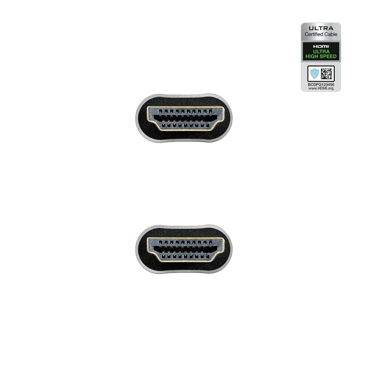 Nanocable Cabo HDMI 2.1 Certificado ULTRA HIGH SPEED A/M-A/M, Preto…