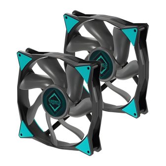 Iceberg Thermal Icegale Black 2p 140x140 Fan (ICEGALE14-C2A)