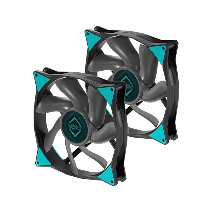 Iceberg Thermal Icegale Black 2p 140x140 Fan (ICEGALE14-C2A)