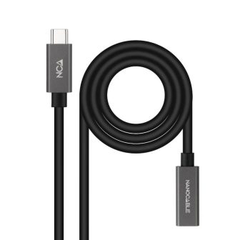 Nanocable Cable Prolongador USB-C 3.2 Gen2x2 20Gbps 3A, 4K/60Hz…