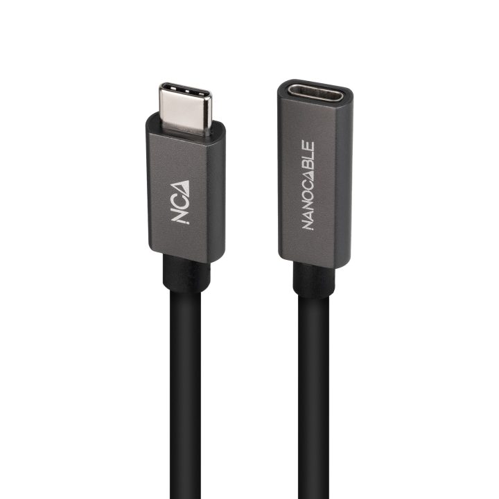 Nanocable Cabo Extensor USB-C 3.2 Gen2x2 20Gbps 3A, 4K/60Hz…
