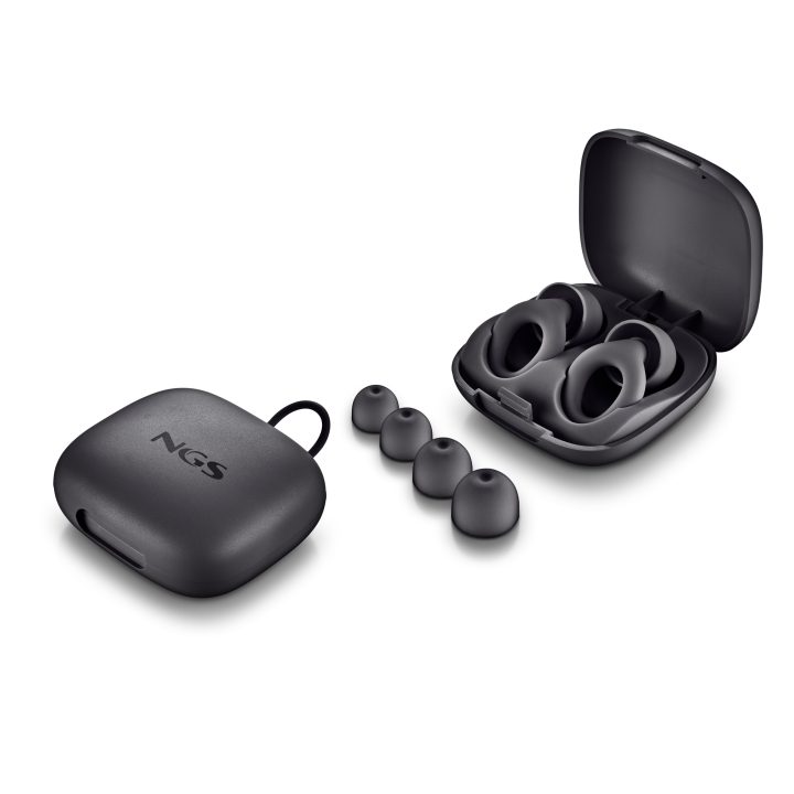 NGS NOON BLACK Protetor de ouvidos reutilizável Preto
