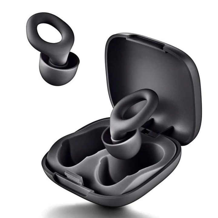 NGS NOON BLACK Tapón para oídos reutilizable Negro