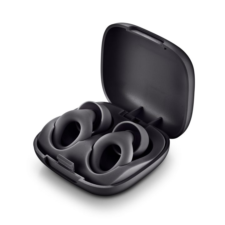 NGS NOON BLACK Tapón para oídos reutilizable Negro