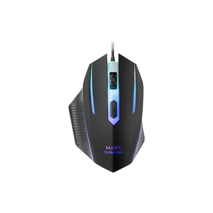 Mars Gaming MCP124PRO, Combo Gaming 4en1, Teclado RGB H-Mech con…