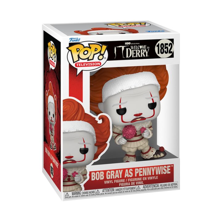 Funko Pop! It Bem-vindo a Derry Bob Gray como Pennywise (nº 1852)