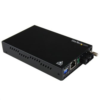StarTech.com Gigabit Ethernet to Multi-Mode Fiber Media Converter SC…
