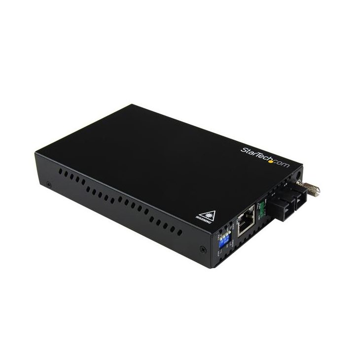 StarTech.com Gigabit Ethernet to Multi-Mode Fiber Media Converter SC…