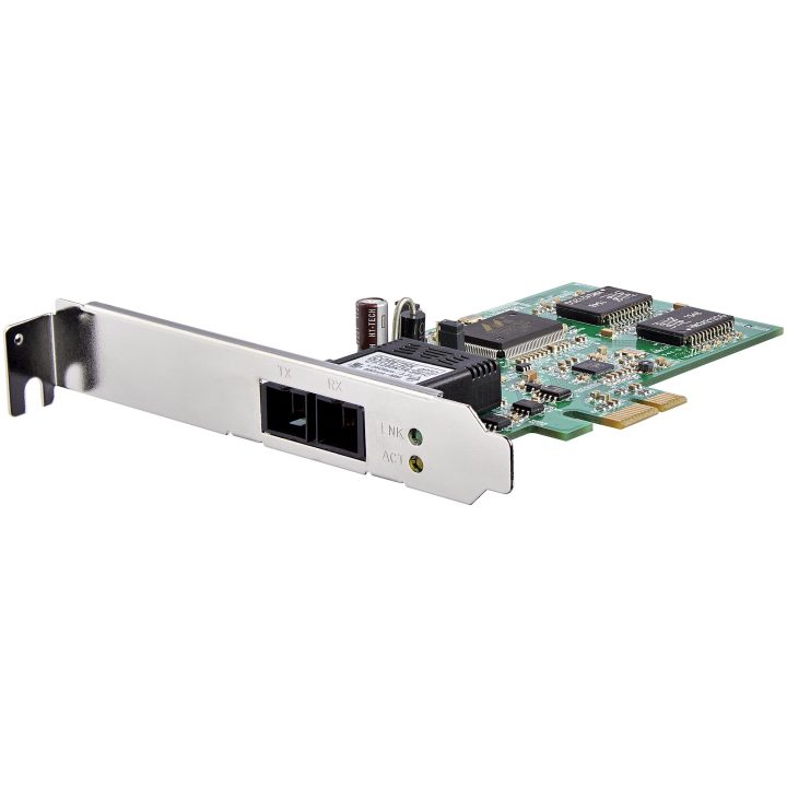 StarTech.com Tarjeta de Red Ethernet PCI Express de Fibra SC…