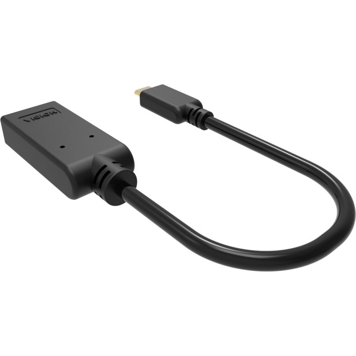 Vision USB-C to HDMI Adapter: Connects to USB-C and features a…