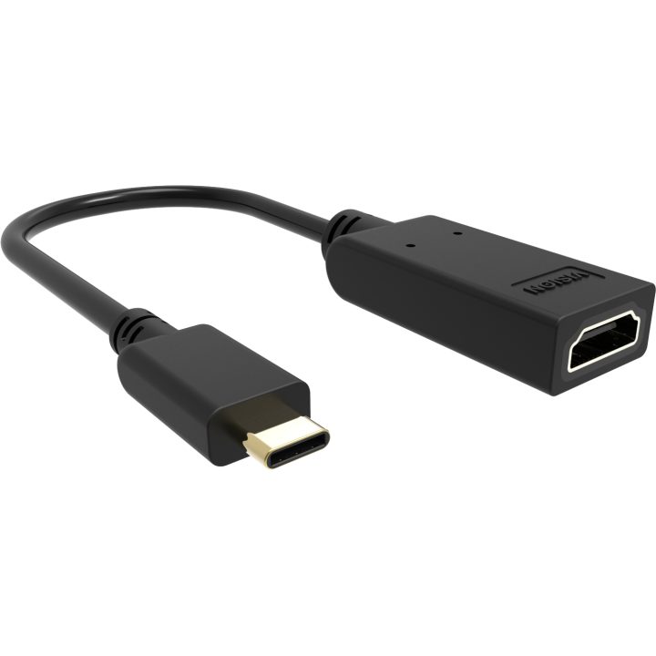 Vision Adaptador USB C a HDMI: se conecta a USB C y tiene un conector…