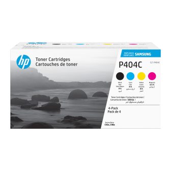 Samsung 4-Pack of Original HP CLT-P404C Cyan/Magenta/Yellow/Black…