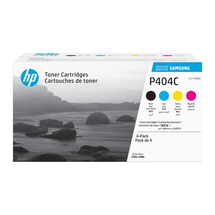 Samsung Pacote de 4 Cartuchos de Toner Original HP CLT-P404C…
