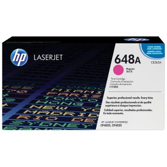 HP Cartucho de toner original LaserJet 648A magenta