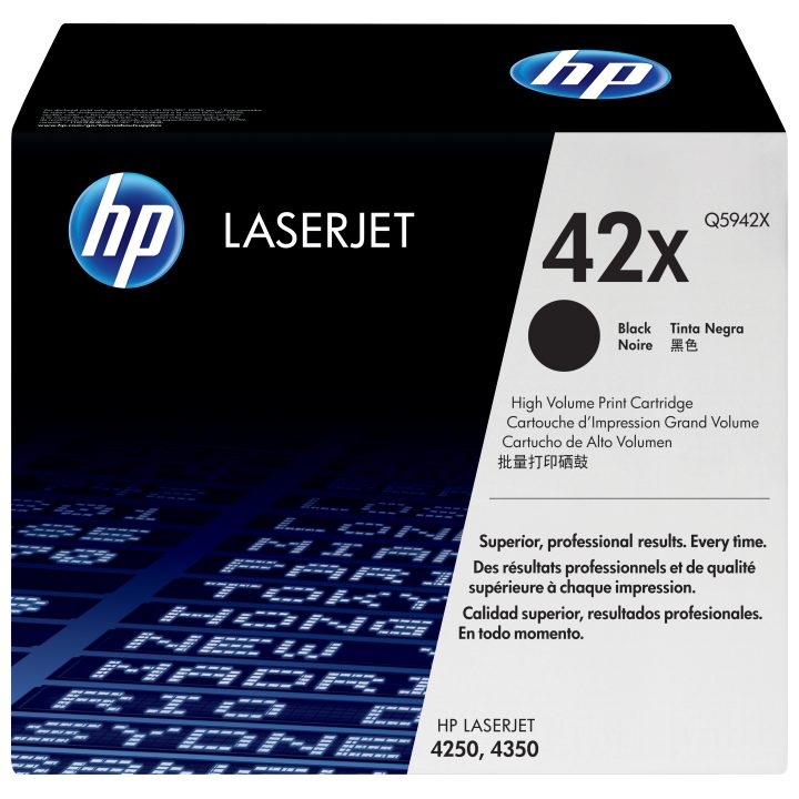 HP 42X High Yield Black Original LaserJet Toner Cartridge toner…