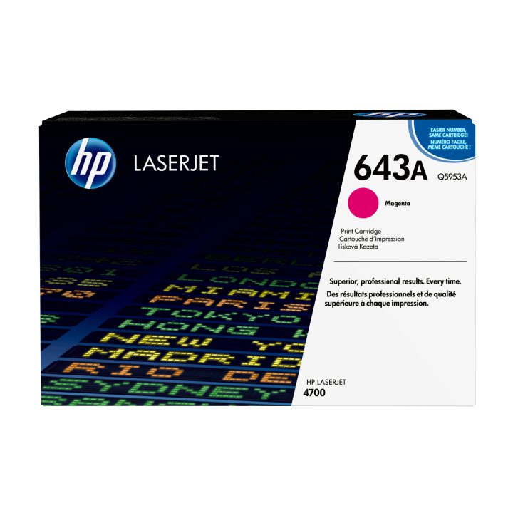 HP Original LaserJet 643A Magenta Toner Cartridge