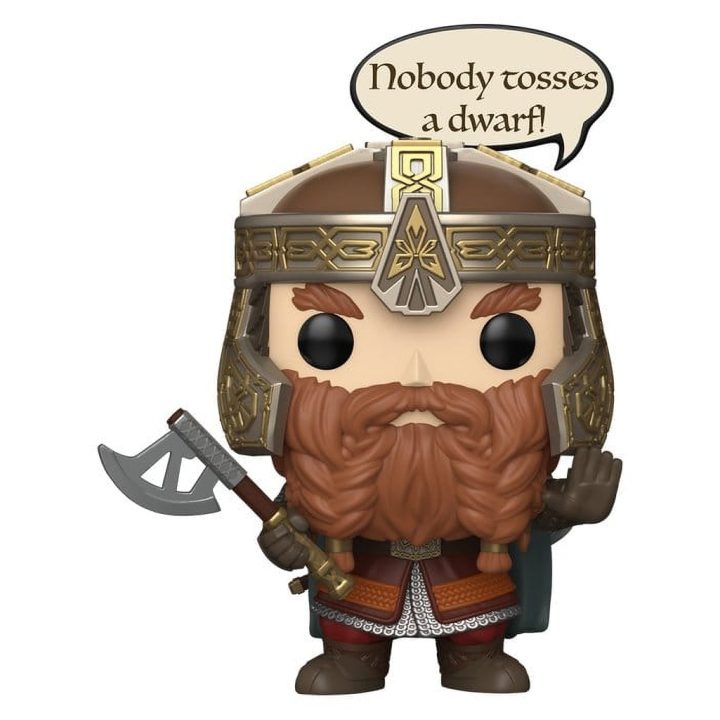 Funko Pop! The Lord of the Rings – Sayings: Gimli Nobody Tosses a…