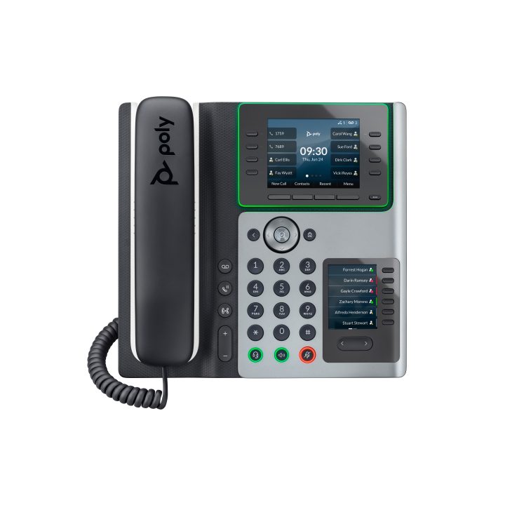 HP Poly Poly Edge E450 IP Phone with Power over Ethernet (PoE) Enabled