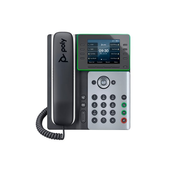 HP Poly IP Phone Poly Edge E300 with Power over Ethernet (PoE)