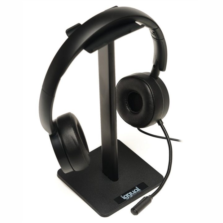 Kit de auscultadores iggual Dual Tech + suporte SA22