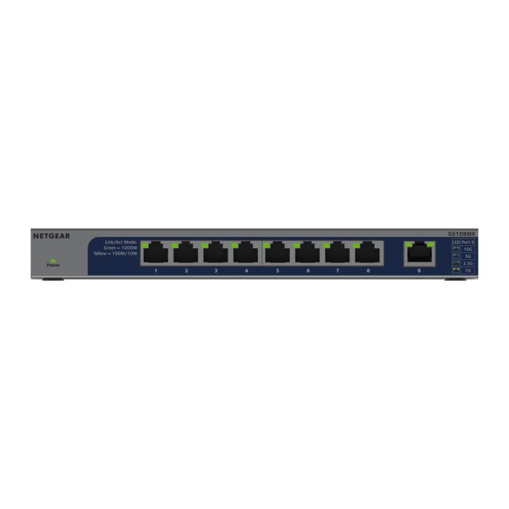 NETGEAR GS108MX-100EUS switch não gerido L2 Gigabit Ethernet…