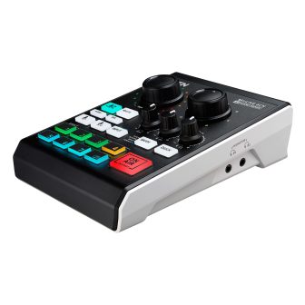ATEN Misturador de áudio para podcast com IA | MicLIVE de 6 canais