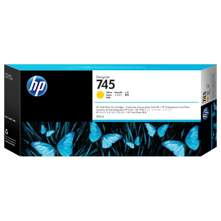 HP DesignJet 745 Yellow Ink Cartridge 300 ml