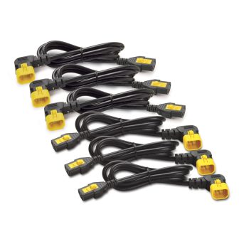 APC C13 - C14 (90 Deg), 1.8m, 6-pack Black, Yellow 1.82 m IEC C14 C14…