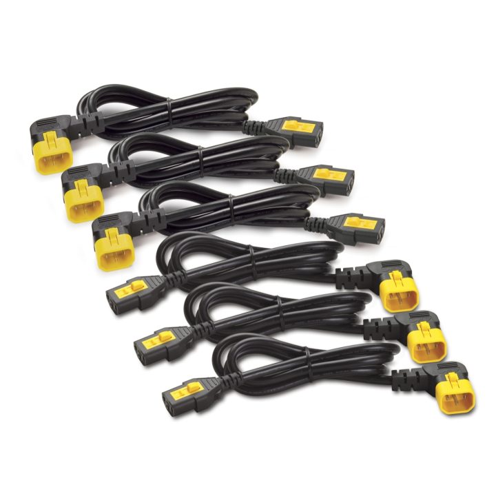 APC C13 - C14 (90 Deg), 1.8m, 6-pack Preto, Amarelo 1,82 m IEC C14…