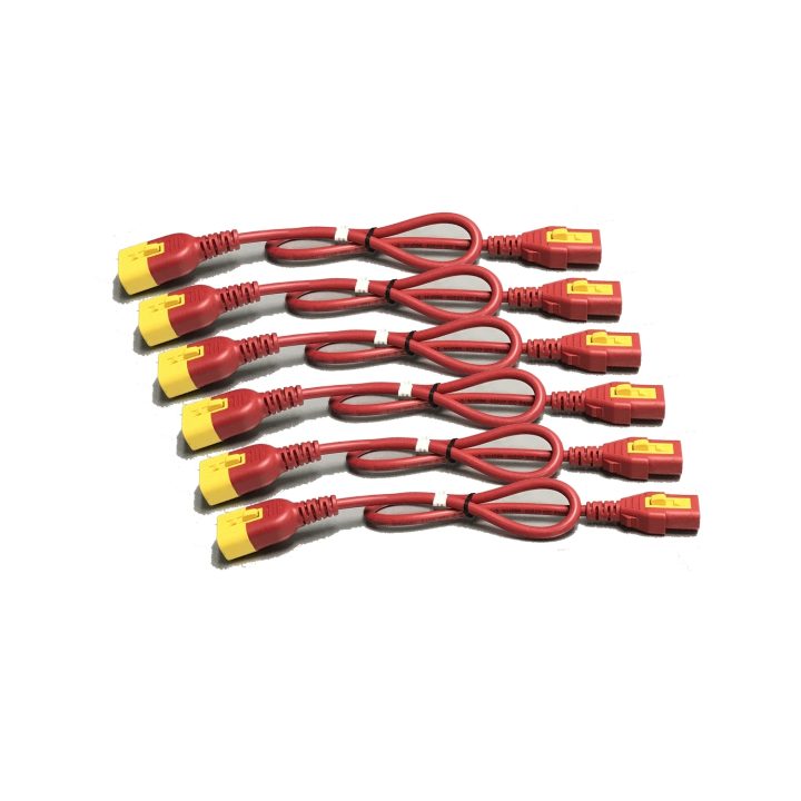 APC AP8706S-WWX340 cable de transmisión Rojo 1,82 m IEC C14 C14…