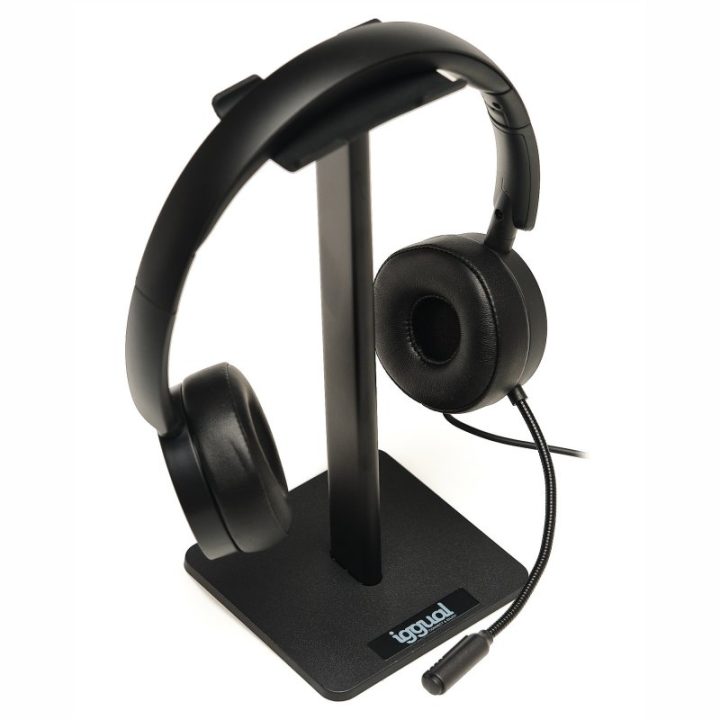 Kit de auscultadores iggual Dual Tech + suporte SA22