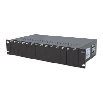 Intellinet 507356 2U Network Chassis Black