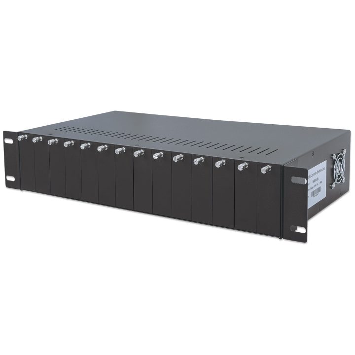 Intellinet 507356 chasis de red 2U Negro