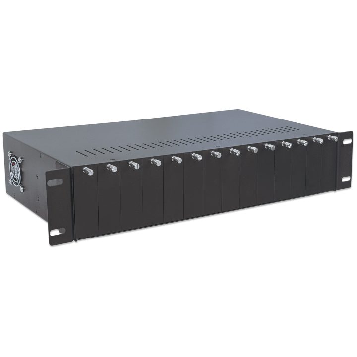 Intellinet 507356 2U Network Chassis Black